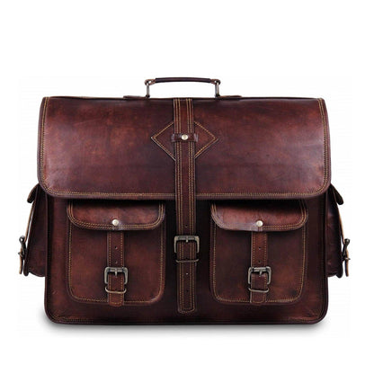 Vintage Leather Laptop Bag