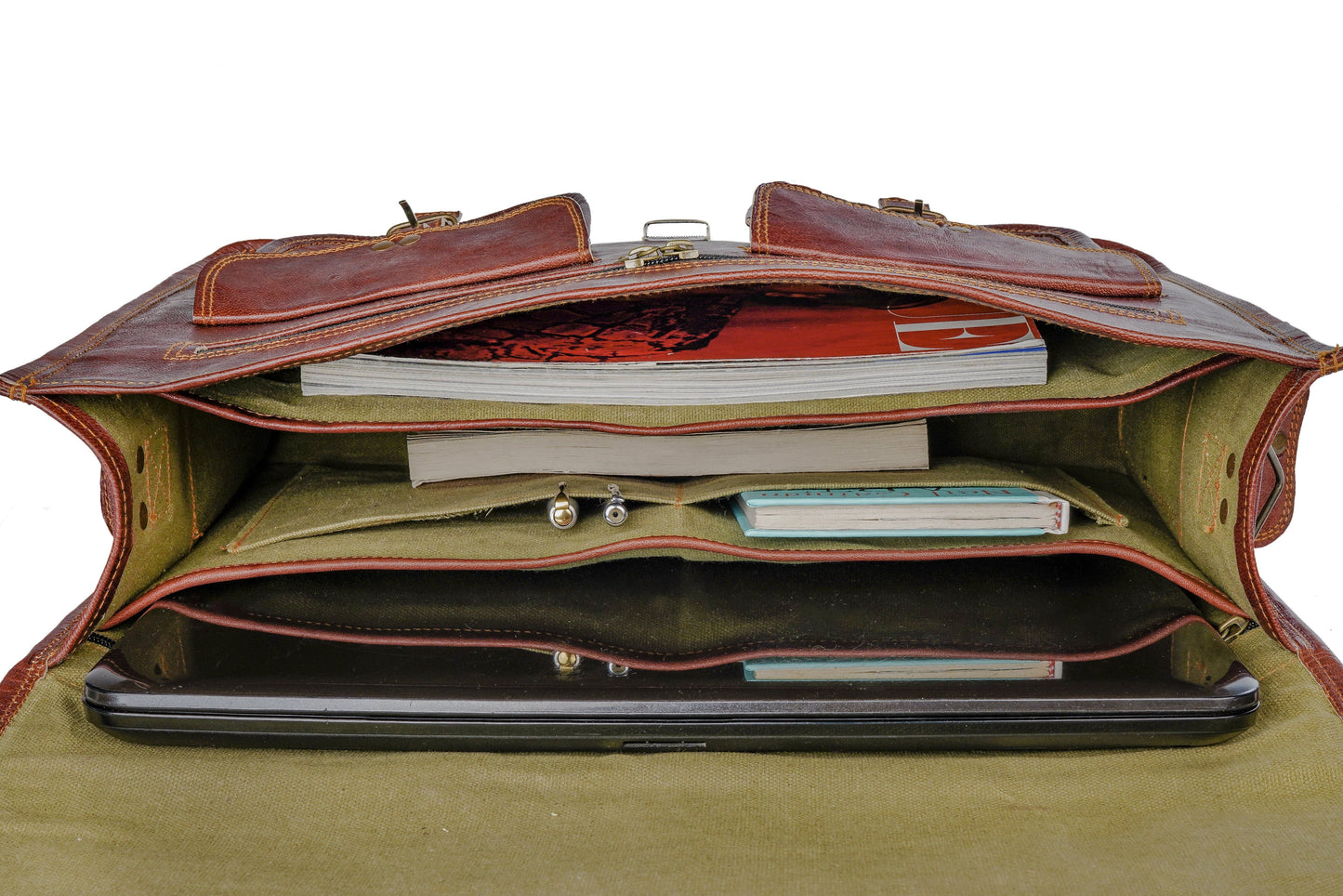 Vintage Leather Laptop Bag