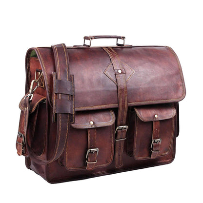 Vintage Leather Laptop Bag